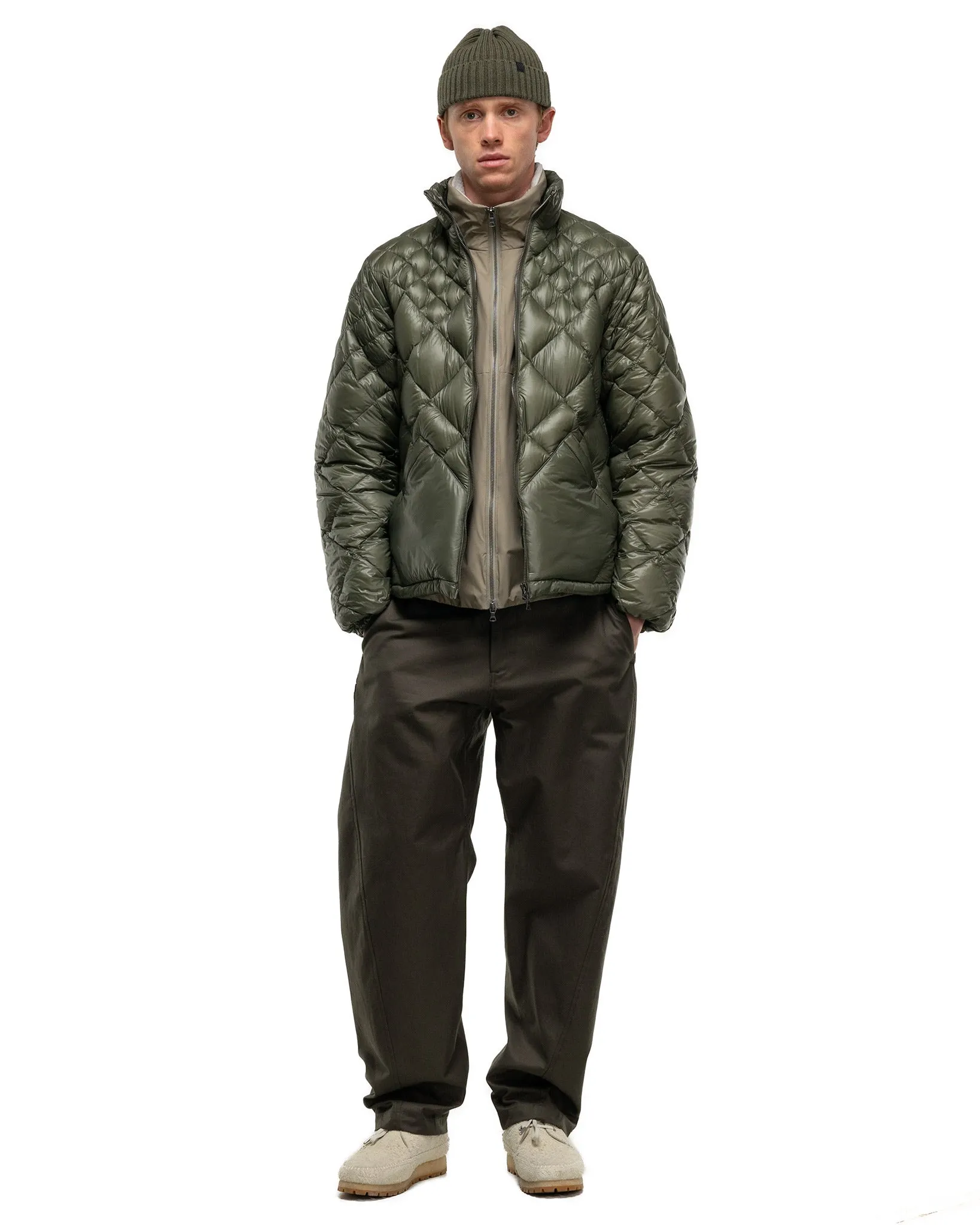 / NANGA Skyline Jacket - Nylon Ripstop / Goose Down Olive