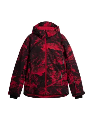 Ace Jacket Printed / Mountain Glitch Red