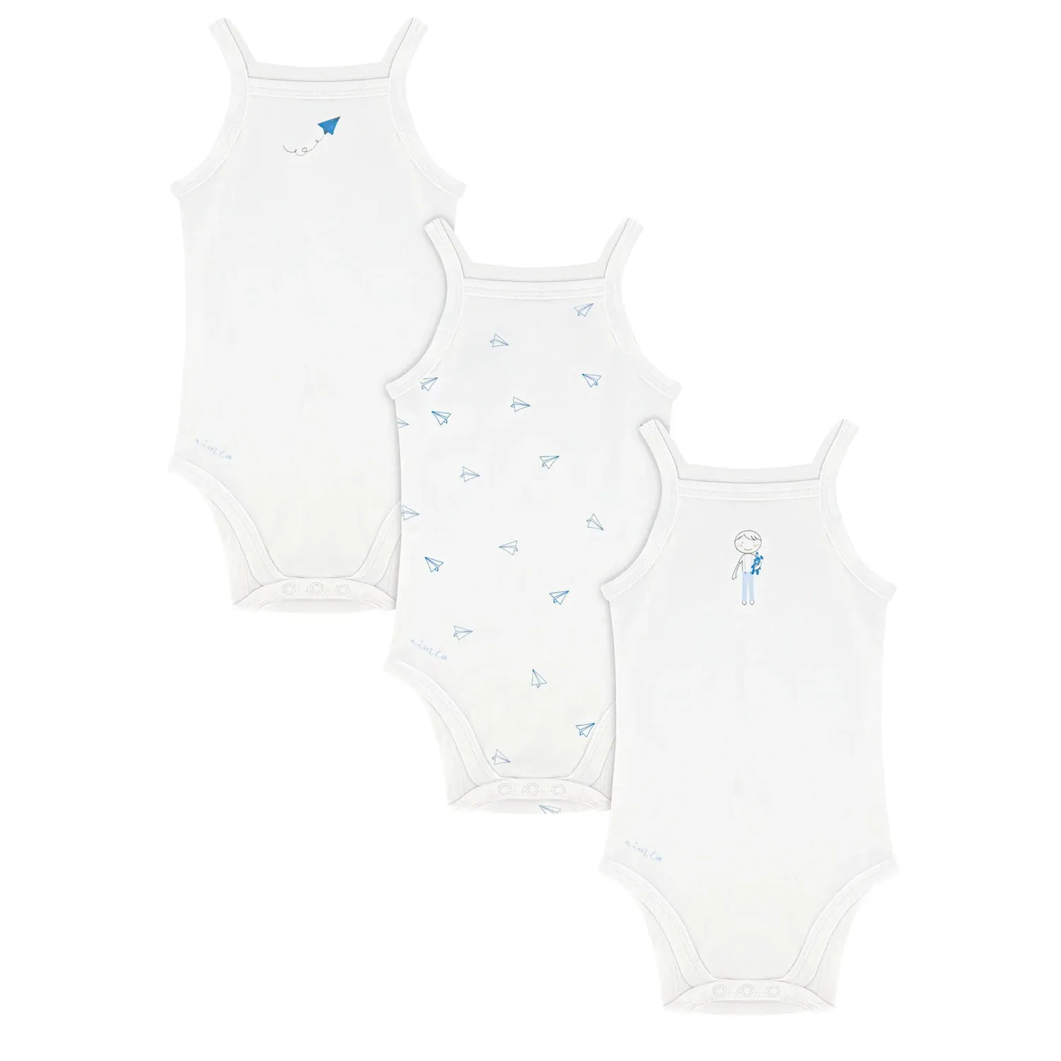 Aime Child Boys Original Sleeveless Undershirts- FINAL SALE