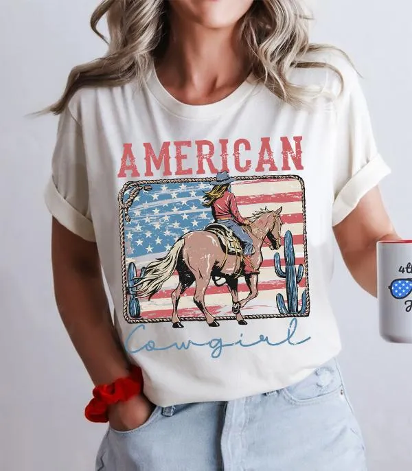 American Cowgirl Graphic Tee