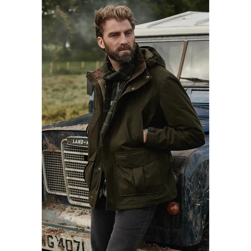 Barbour Brockstone Mens Waterproof Jacket - Dark Olive