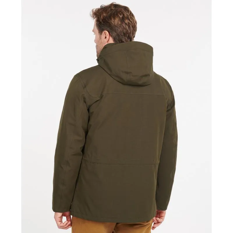 Barbour Brockstone Mens Waterproof Jacket - Dark Olive