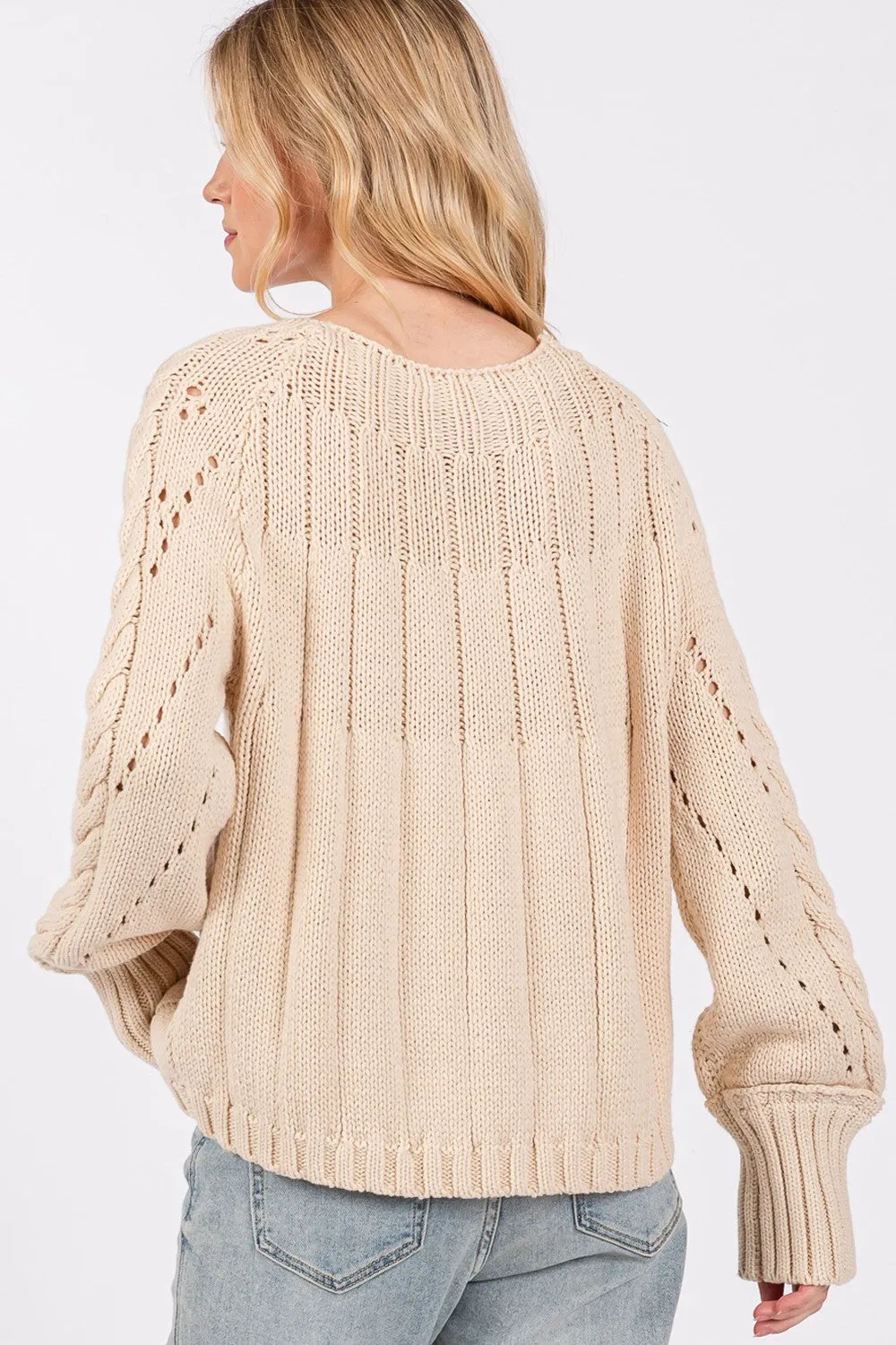 Eliza Cable-Knit Sweater