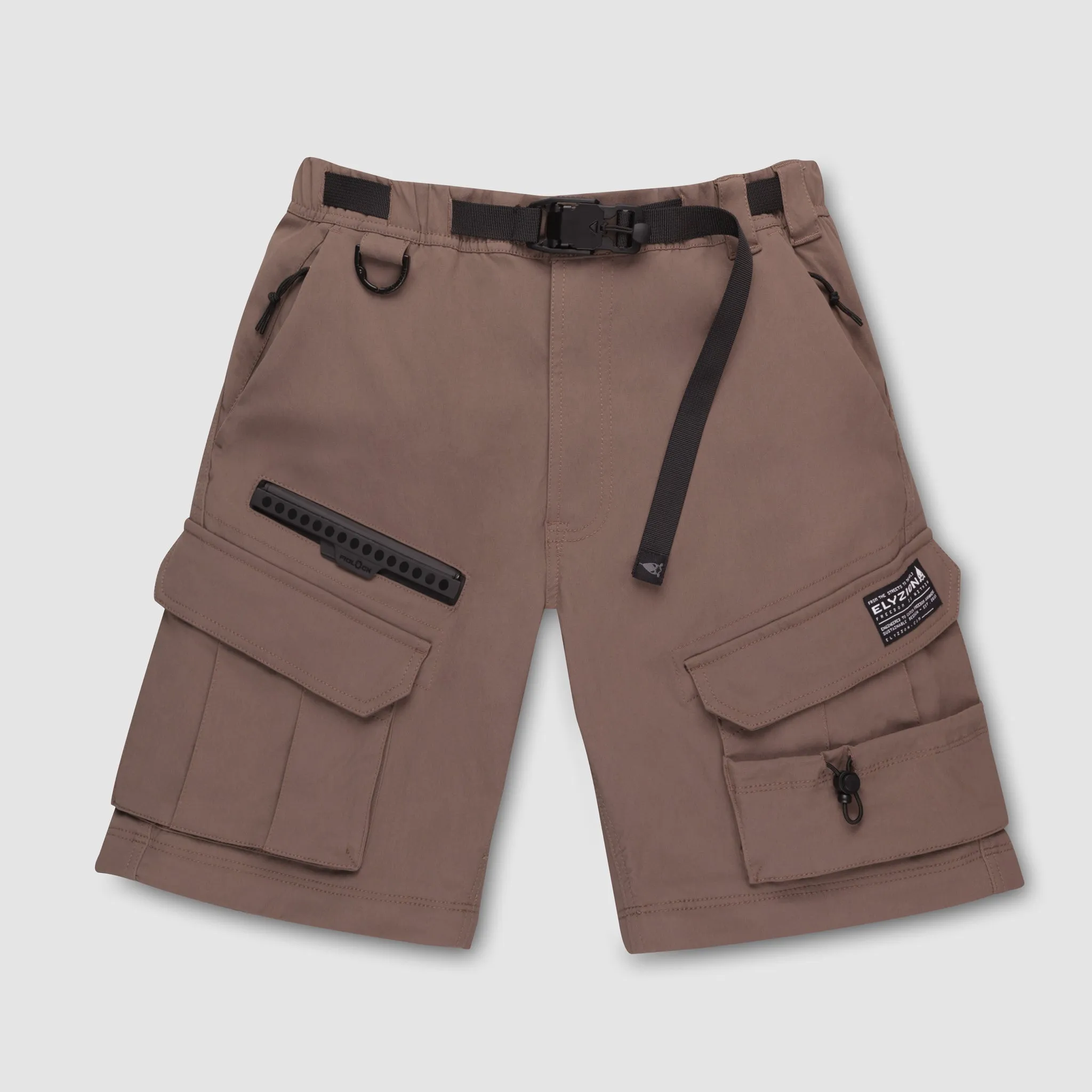 Elyzion "Cauvery" Convertible Cargo Pants - Coffee Quartz