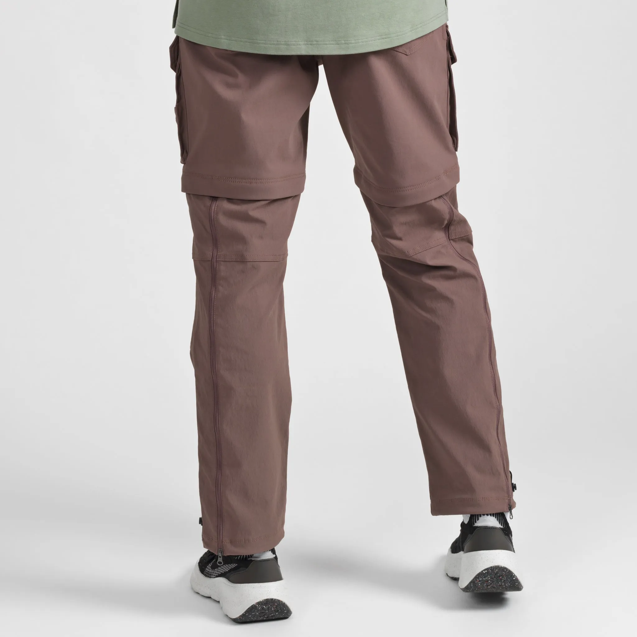 Elyzion "Cauvery" Convertible Cargo Pants - Coffee Quartz