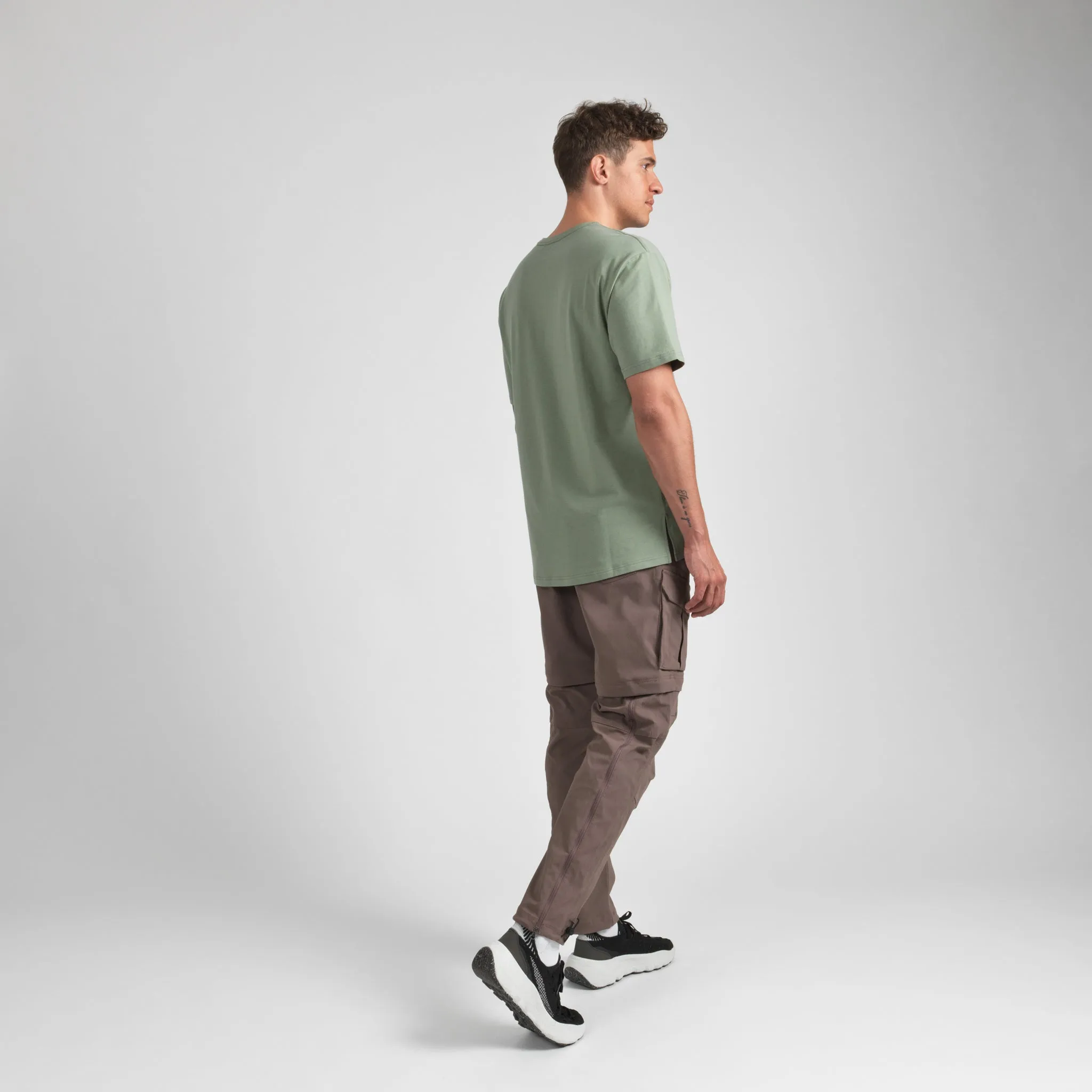 Elyzion "Cauvery" Convertible Cargo Pants - Coffee Quartz