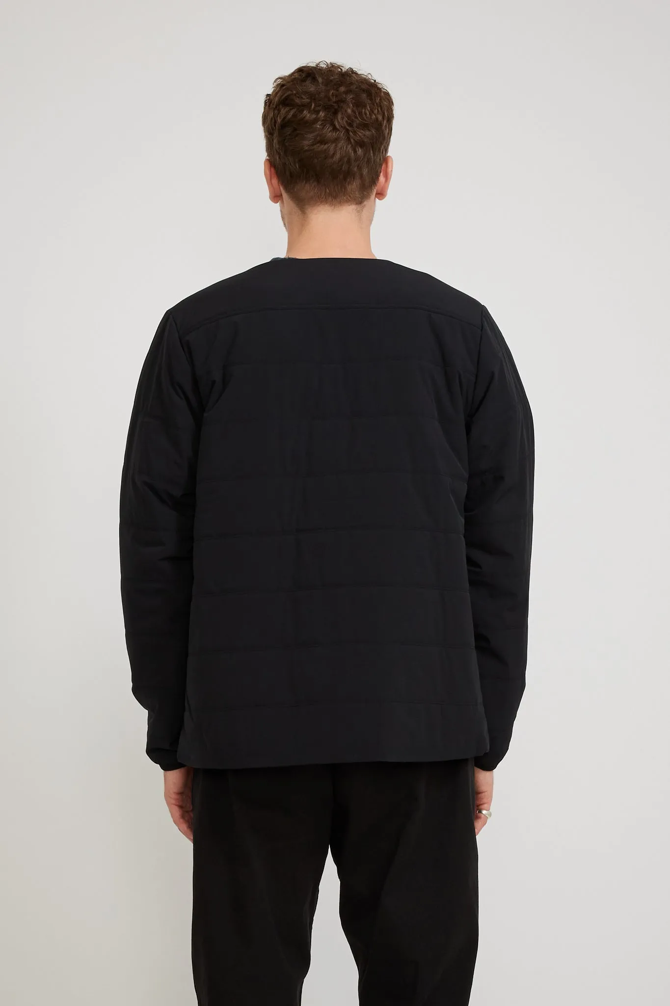 Flexible Insulated Cardigan Black