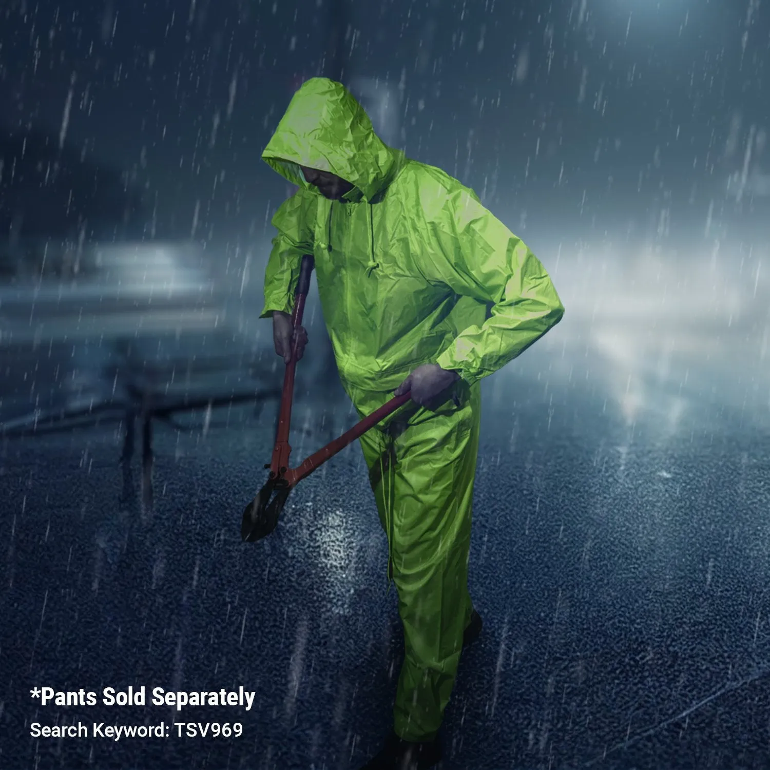 High Visibility Classic Rain Jacket - Lime - 3X