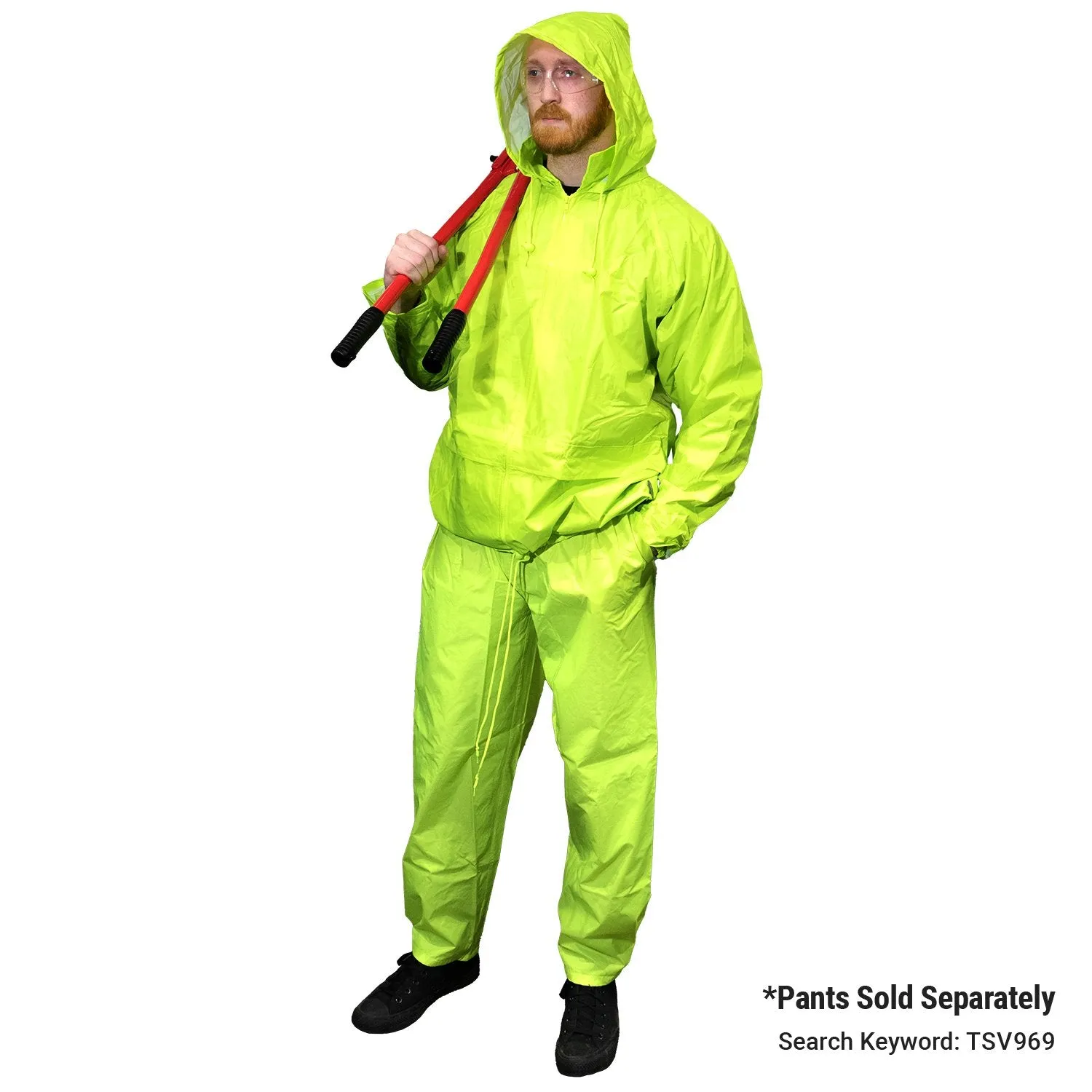 High Visibility Classic Rain Jacket - Lime - 4X