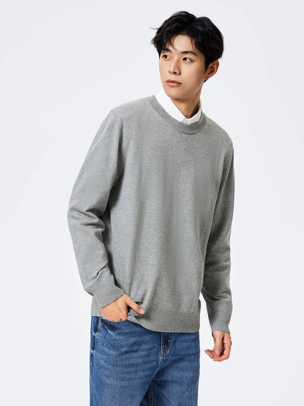 Men 107E-Crew Neck Sweater