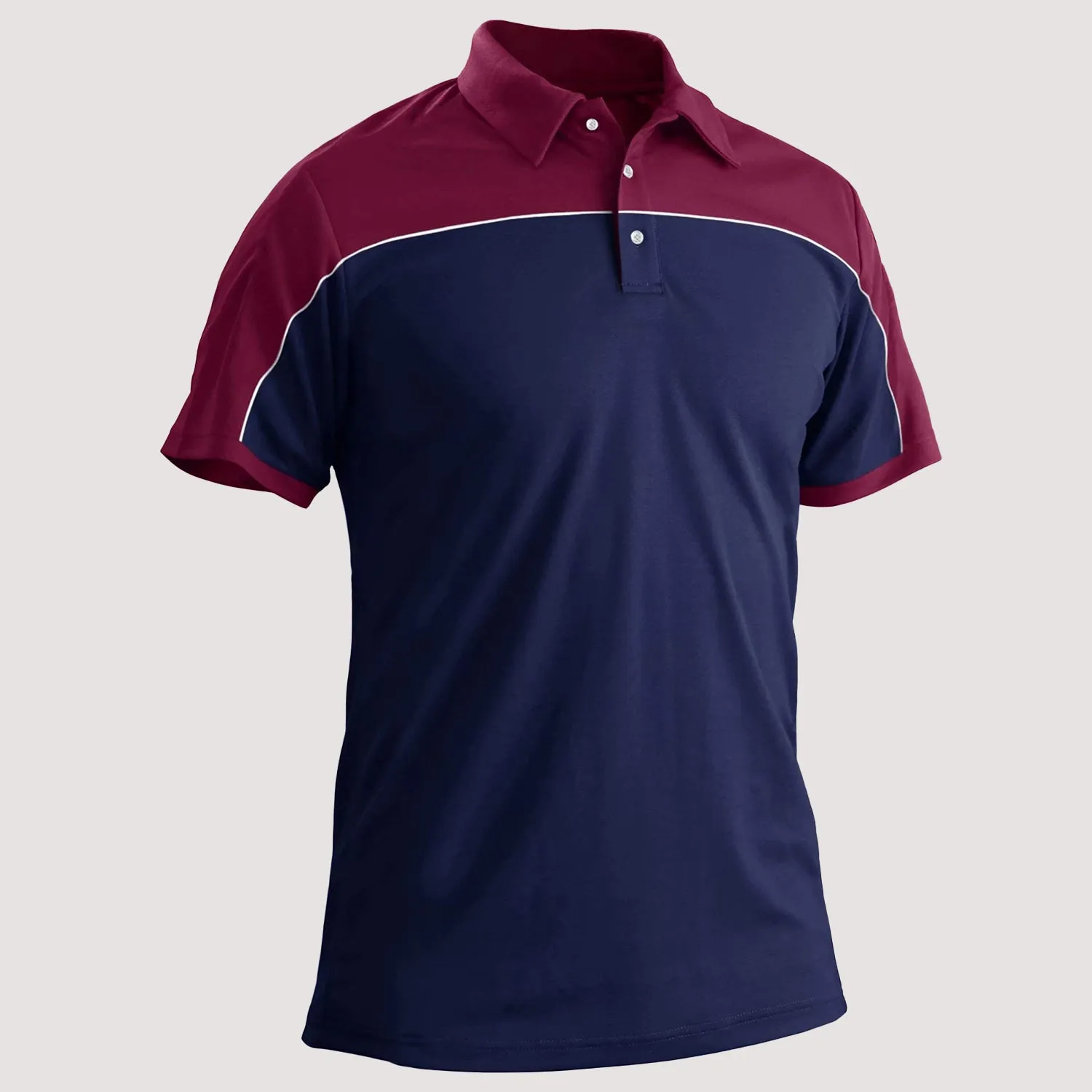 Men's Golf Polo Shirts Quick Dry Contrasting colors