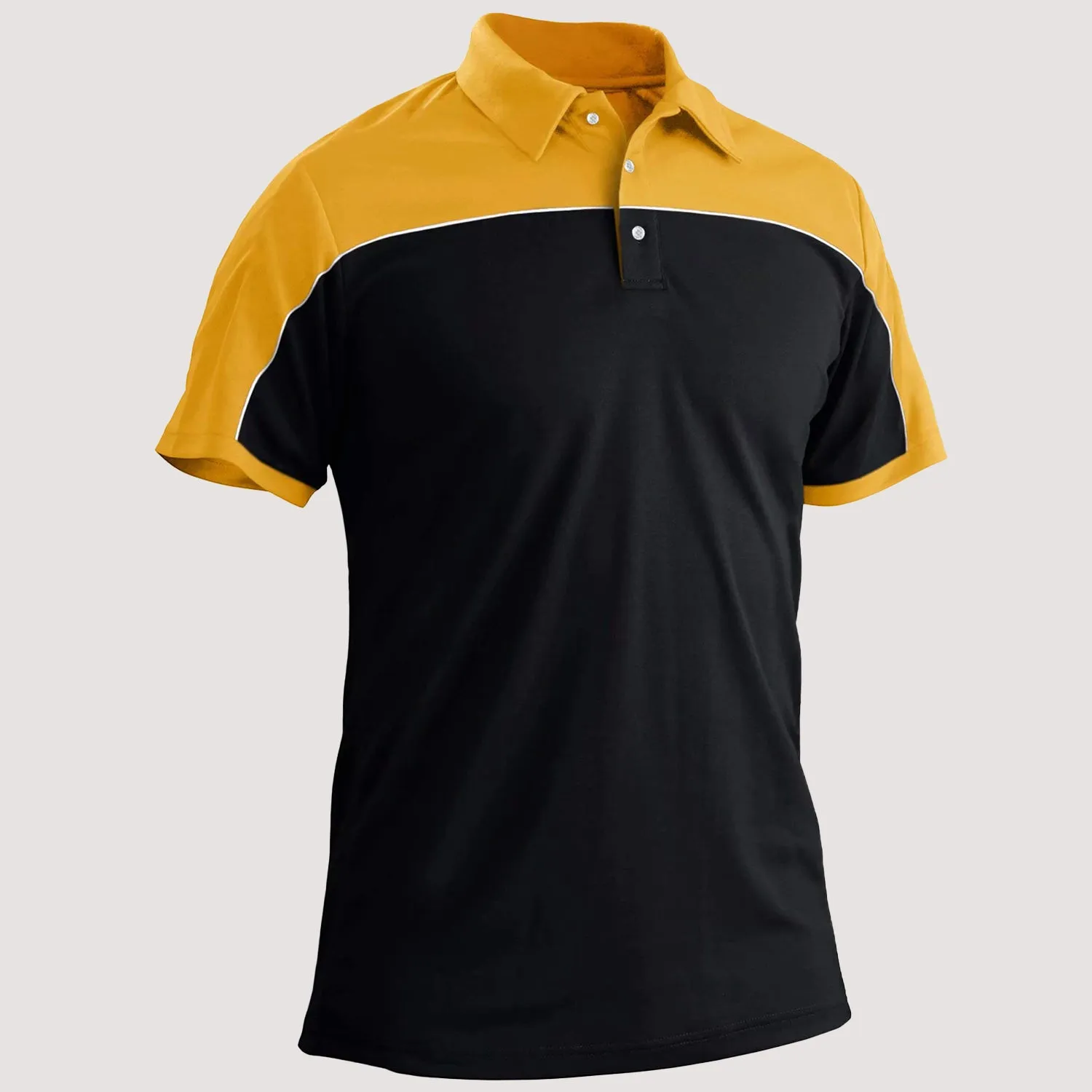 Men's Golf Polo Shirts Quick Dry Contrasting colors