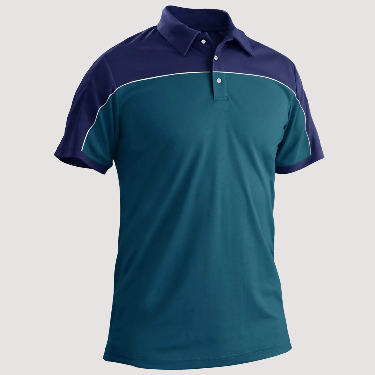 Men's Golf Polo Shirts Quick Dry Contrasting colors