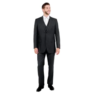 Men's Modern-Fit 3pc Pinstripe Suit, Notch Lapel