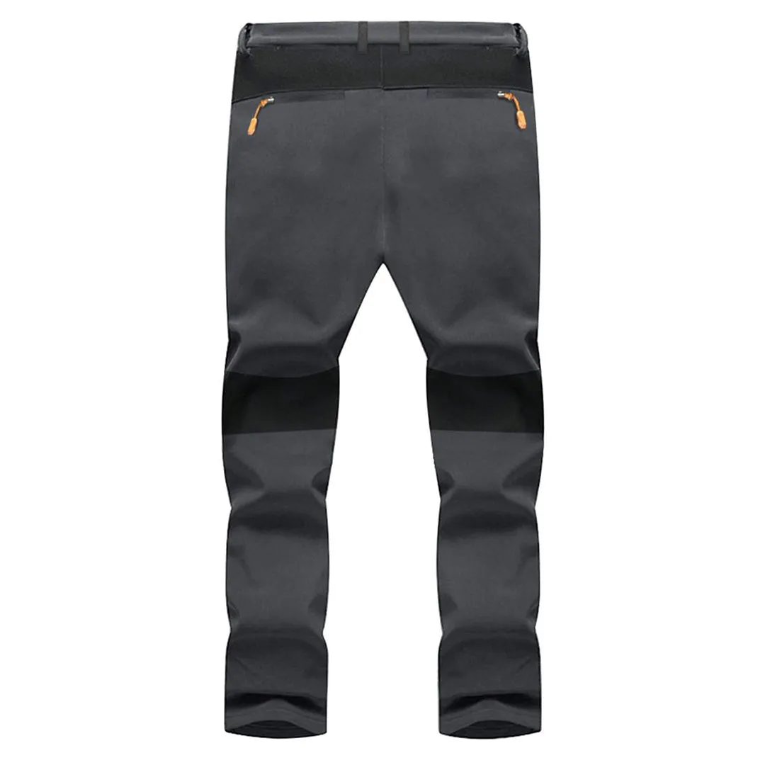 Men's Snow Hiking Water-Resistant Ski Fleece Lined Pants