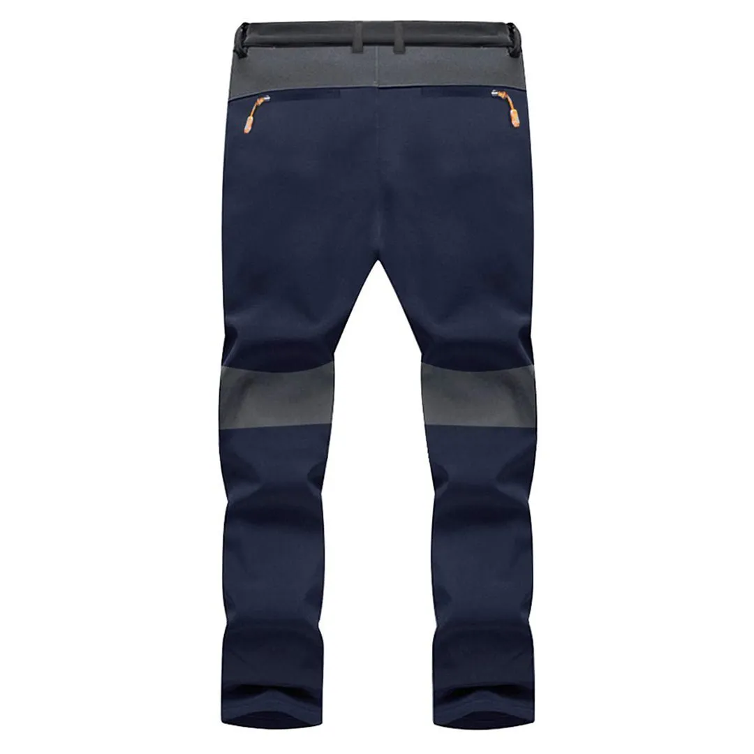 Men's Snow Hiking Water-Resistant Ski Fleece Lined Pants