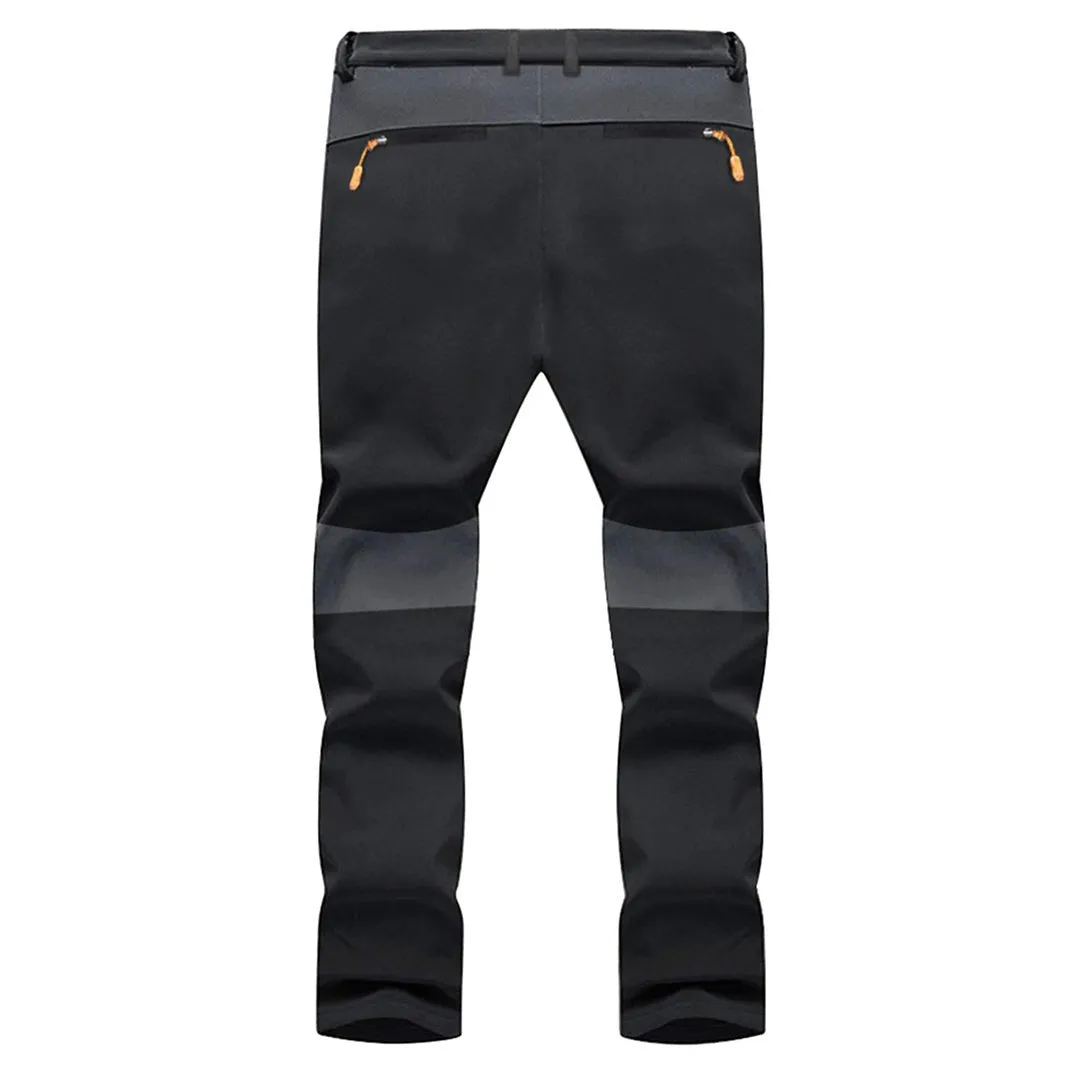 Men's Snow Hiking Water-Resistant Ski Fleece Lined Pants