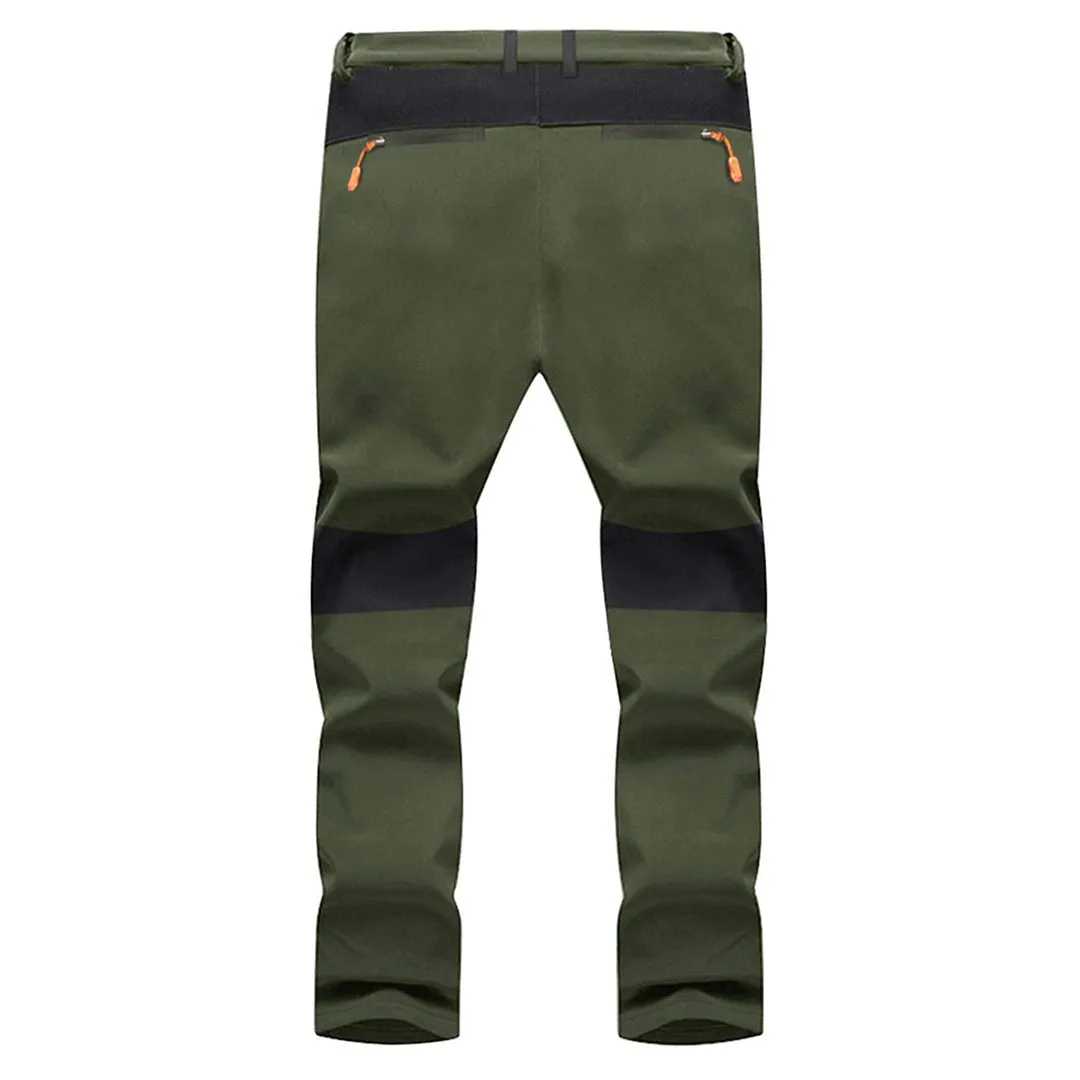 Men's Snow Hiking Water-Resistant Ski Fleece Lined Pants