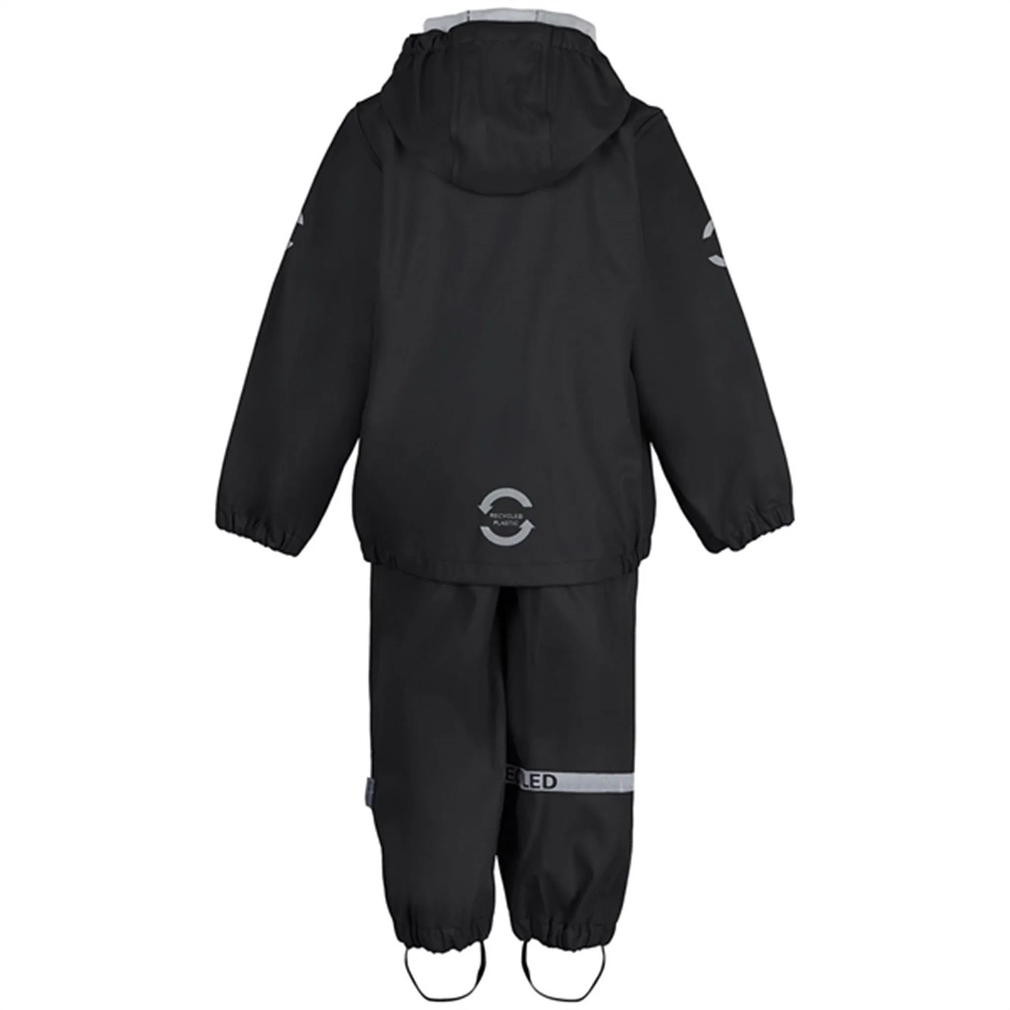 Mikk-Line Rainwear Jacket And Pants Black