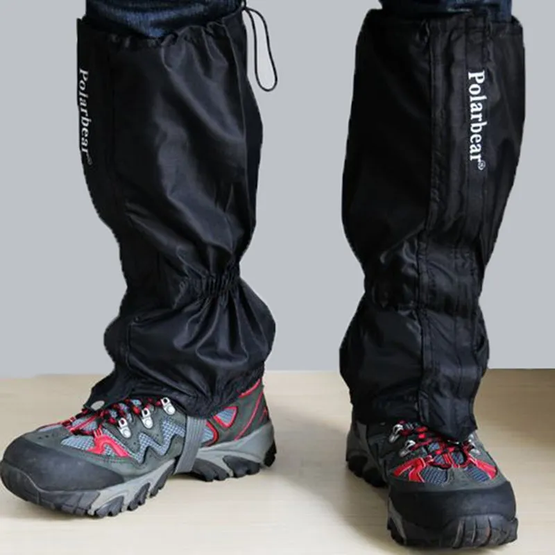 Polarbear Zipper Leg Gaiters Waterproof Mudproof For Hiking Walking Trekking