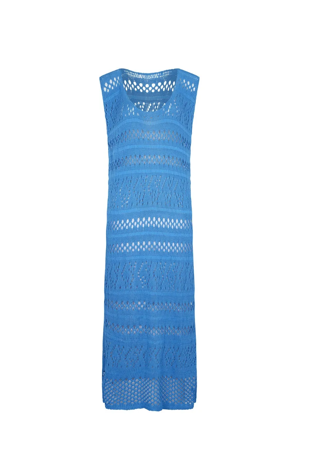 Selene Crochet Slit Dress