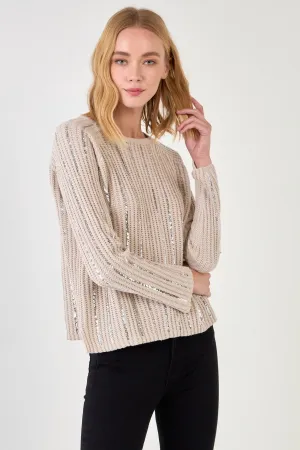 Sequins Detail Sweater