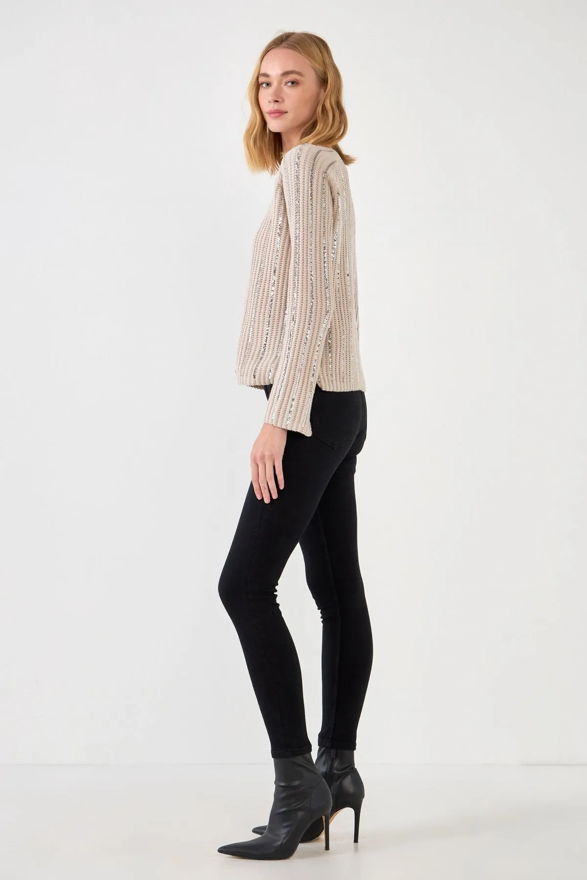 Sequins Detail Sweater