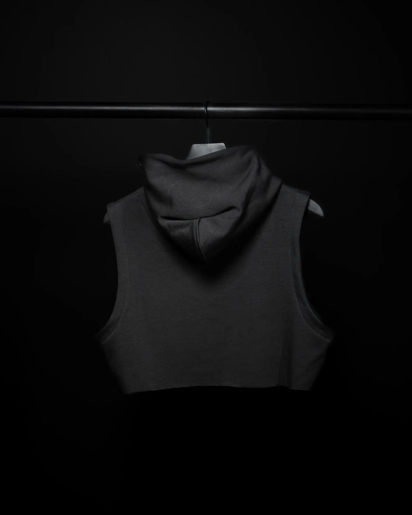 [ULTRALUX] Flex Crop Hoodie 2.0 - Black