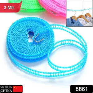 Windproof Nylon Clothes Drying Line (3m)